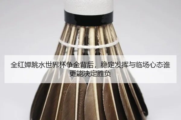 全红婵跳水世界杯争金背后，稳定发挥与临场心态谁更能决定胜负（kaiyun）